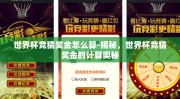 世界杯竞猜奖金怎么算-揭秘，世界杯竞猜奖金的计算奥秘