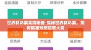 世界杯彩票竞猜哪些-揭秘世界杯彩票，如何精准预测赢取大奖