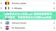 足球世界杯比分竞猜app-连接足球激情与竞技智慧，探索世界杯比分竞猜App的前沿体验