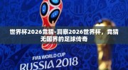 世界杯2026竞猜-洞察2026世界杯，竞猜无国界的足球传奇