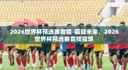 2026世界杯预选赛竞猜-瞩目未来，2026世界杯预选赛竞技猜想