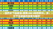 世界杯下注途径-聚焦2023年世界杯，多元下注渠道的探索与解析