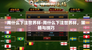 用什么下注世界杯-用什么下注世界杯，策略与技巧