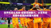 世界杯怎么竞猜-探索足球魅力，从世界杯竞猜中发现的乐趣与策略