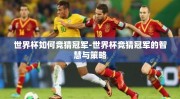 世界杯如何竞猜冠军-世界杯竞猜冠军的智慧与策略