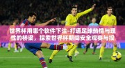 世界杯用哪个软件下注-打通足球热情与理性的桥梁，探索世界杯期间安全观赛与投注的途径