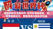 世界杯胜负竞猜软件-世界杯激情挑战，胜负竞猜新纪元，智能预测与娱乐的交融