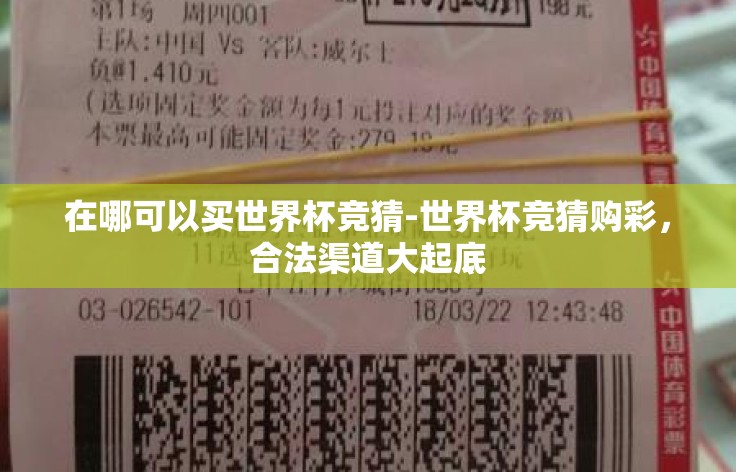 在哪可以买世界杯竞猜-世界杯竞猜购彩,合法渠道大起底 在哪可以买世界杯竞猜-世界杯竞猜购彩,合法渠道大起底