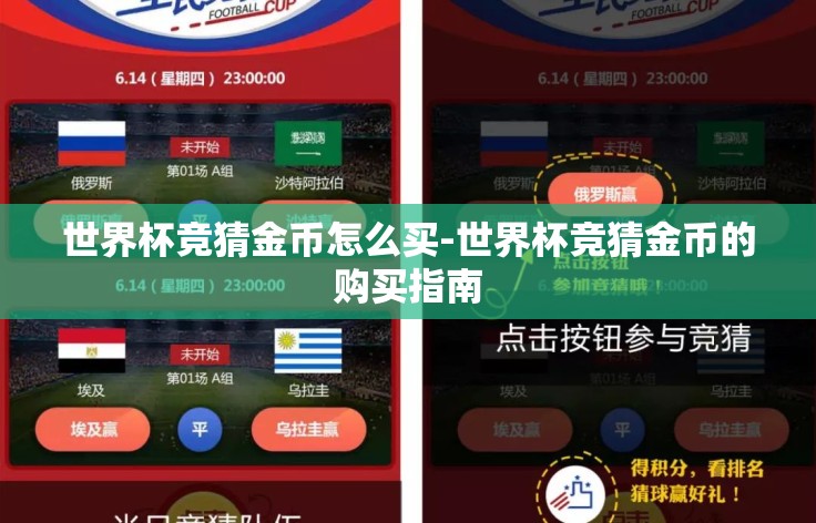 世界杯竞猜金币怎么买-世界杯竞猜金币的购买指南