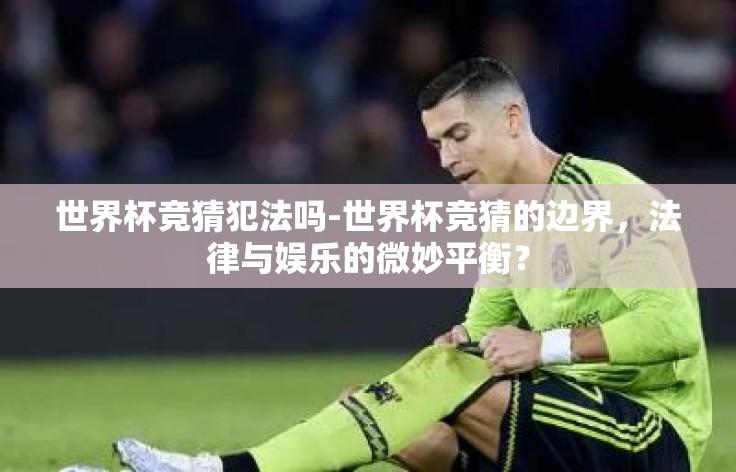 世界杯竞猜犯法吗-世界杯竞猜的边界，法律与娱乐的微妙平衡？