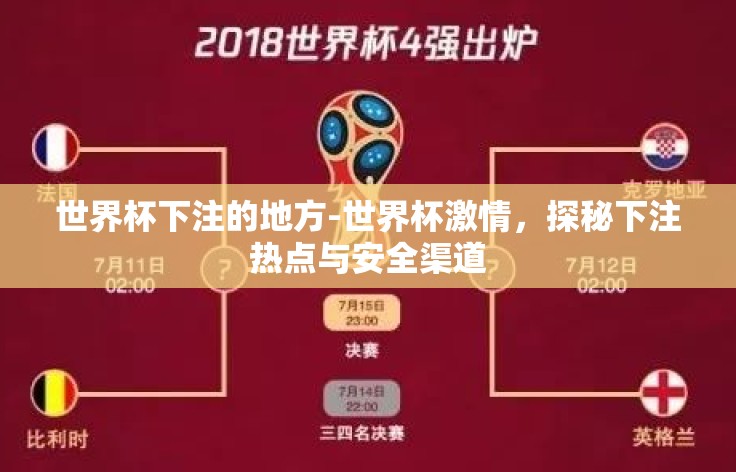 世界杯下注的地方-世界杯激情,探秘下注热点与安全渠道 世界杯下注的地方-世界杯激情,探秘下注热点与安全渠道