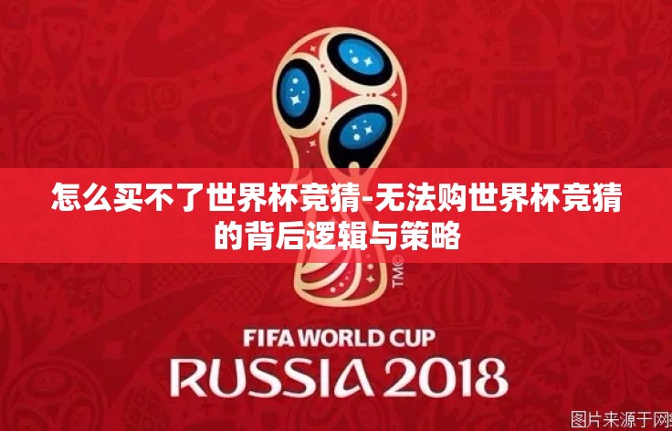 怎么买不了世界杯竞猜-无法购世界杯竞猜的背后逻辑与策略
