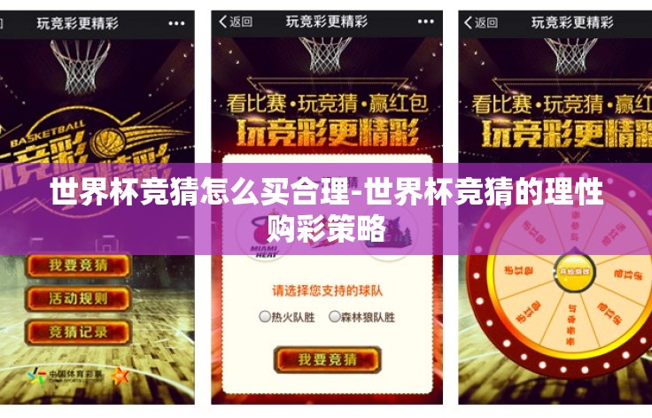 世界杯竞猜怎么买合理-世界杯竞猜的理性购彩策略