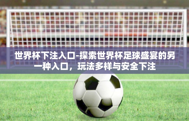 世界杯下注入口-探索世界杯足球盛宴的另一种入口，玩法多样与安全下注
