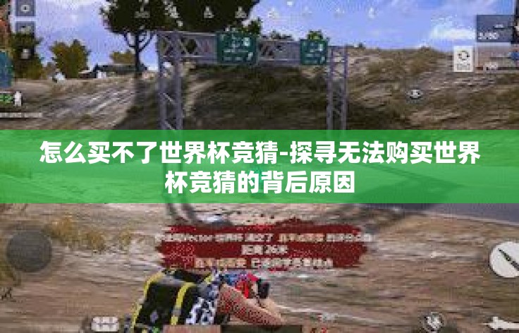 怎么买不了世界杯竞猜-探寻无法购买世界杯竞猜的背后原因