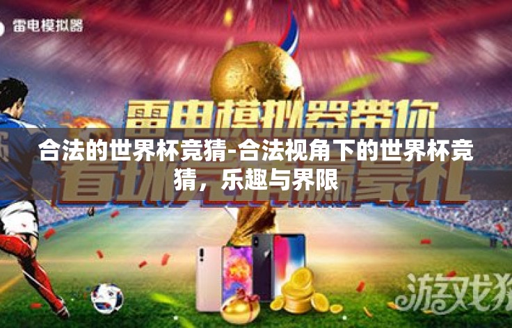 合法的世界杯竞猜-合法视角下的世界杯竞猜，乐趣与界限